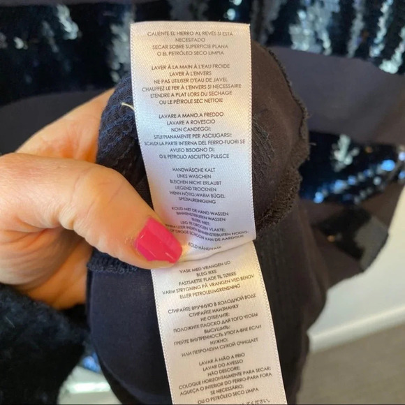 Michael Michael Kors Navy Sequin Dress - Picture 6 of 10